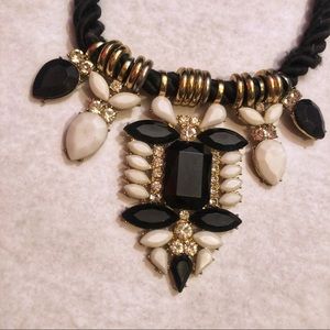 Black & White Statement Necklace